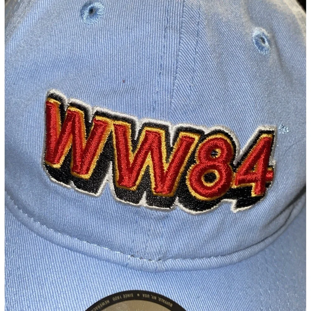 New Era Wonder Woman‎ 1984 Women's 9TWENTY Adjustable Hat Cap  One Size Blue New
